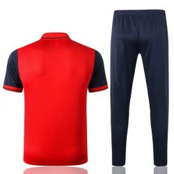 Polo Francia Set Completo 2020 Rosso Nero