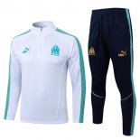 Felpa Allenamento Marseille 2026/2027 Bianco Felpa Allenamento Marseille 2026/2027 Bianco