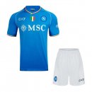 Maglia Napoli Prima Bambino 2023/2024 Blu