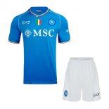 Maglia Napoli Prima Bambino 2023/2024 Blu