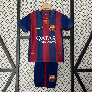 Maglia Barcellona Prima Retro Bambino 2014 2015