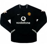 Thailandia Maglia Manchester United Seconda ML Retro 2003 2005 Nero