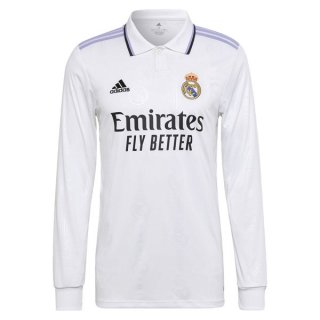 Maglia Real Madrid Prima ML 2022 Bianco