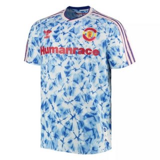 Thailandia Maglia Manchester United Human Race 2020/2021 Blu