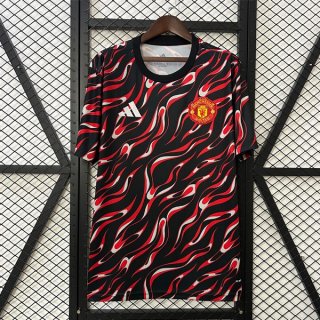 Thailandia Maglia Manchester United Special Edition 2025/2026 Rosso Nero Thailandia Maglia Manchester United Special Edition 2025/2026 Rosso Nero