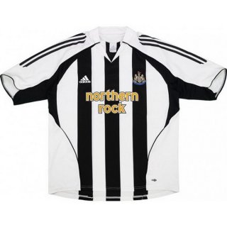 Thailandia Maglia Newcastle United Prima Retro 2005 2006 Nero Bianco Thailandia Maglia Newcastle United Prima Retro 2005 2006 Nero Bianco