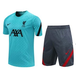 Maglia Formazione Liverpool Set Completo 2020/2021 Verde Grigio