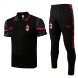 Polo AC Milan Set Completo 2022-2023 Nero