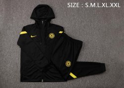 Felpa Cappuccio Chelsea 2022 Nero Giallo