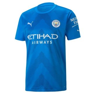 Thailandia Maglia Manchester City Portiere 2022/2023 Blu