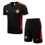 Maglia Formazione Manchester United Set Completo 2022-2023 Nero