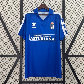 Thailandia Maglia Real Oviedo Prima Retro 1990-1991 Thailandia Maglia Real Oviedo Prima Retro 1990-1991