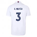 Maglia Real Madrid Prima NO.3 E. Militão 2020/2021 Bianco