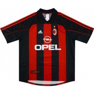 Thailandia Maglia AC Milan Prima Retro 2000 2002 Rosso Thailandia Maglia AC Milan Prima Retro 2000 2002 Rosso
