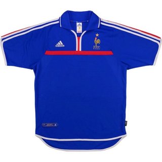 Thailandia Maglia Francia Prima Retro 2000 Blu