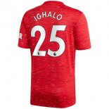 Maglia Manchester United NO.25 Ighalo Prima 2020/2021 Rosso