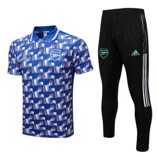 Polo Arsenal Set Completo 2022-2023 Blu Polo Arsenal Set Completo 2022-2023 Blu