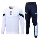 Felpa Manchester City 2022/2023 Bianco Blu