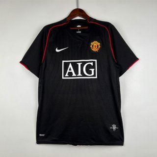 Thailandia Maglia Manchester United Seconda Retro 2007-2008 Thailandia Maglia Manchester United Seconda Retro 2007-2008