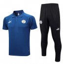 Polo Manchester City Set Completo 2023/2024 Blu Nero