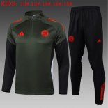 Bambino Felpa Allenamento Bayern Monaco 2025/2026 Verde 5