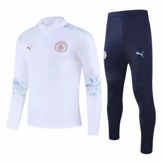 Giacca Manchester City 2020/2021 Bianco Blu