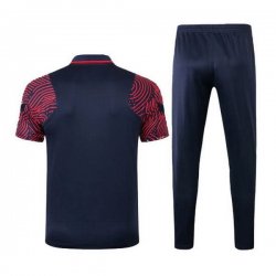 Polo PSG Set Completo 2020/2021 Nero Rosso