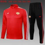Bambino Felpa Allenamento Manchester United 2025/2026 Rosso 5