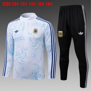 Bambino Felpa Allenamento Argentina 2026/2027 Bianco 5