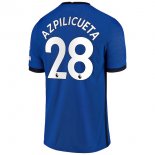 Maglia Chelsea NO.28 Azpilicueta Prima 2020/2021 Blu