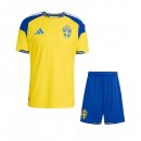 Maglia Svezia Prima Bambino 2026
