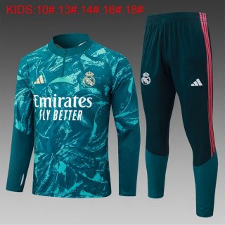 Bambino Felpa Allenamento Real Madrid 2026/2027 Verde 3