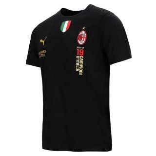 Maglia AC Milan 19 Campion Italia 2022/2023 Nero