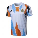 Maglia Formazione Real Madrid 2025/2026 Bianco Arancione