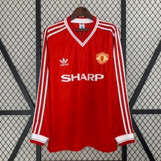 Thailandia Maglia Manchester United Prima ML Retro 1986 1988 Thailandia Maglia Manchester United Prima ML Retro 1986 1988