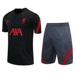 Maglia Formazione Liverpool Set Completo 2020/2021 Nero Grigio Maglia Formazione Liverpool Set Completo 2020/2021 Nero Grigio