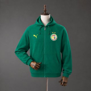 Felpa Cappuccio Senegal Full-Zip 2026/2027 Verde