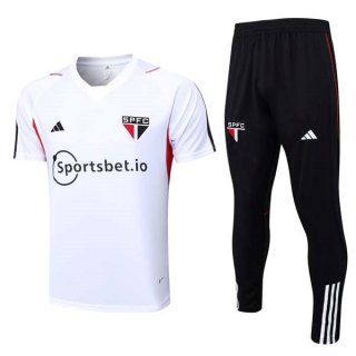 Maglia Sao Paulo Set Completo 2023/2024 Bianco Nero