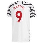 Maglia Manchester United NO.9 Martial Terza 2020/2021 Bianco Maglia Manchester United NO.9 Martial Terza 2020/2021 Bianco