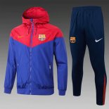 Giacca a vento Barcellona Set Completo 2025/2026 Rosso Blu