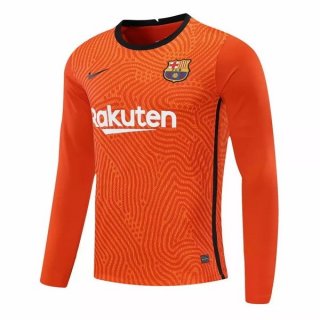 Thailandia Maglia Barcellona Portiere ML 2020/2021 Arancione