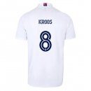 Maglia Real Madrid Prima NO.8 Kroos 2020/2021 Bianco