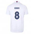 Maglia Real Madrid Prima NO.8 Kroos 2020/2021 Bianco