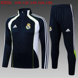 Bambino Felpa Allenamento Real Madrid 2025/2026 Blu 4 Bambino Felpa Allenamento Real Madrid 2025/2026 Blu 4
