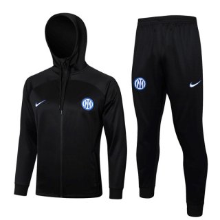 Felpa Cappuccio Inter Milan 2024/2025 Nero 3 Felpa Cappuccio Inter Milan 2024/2025 Nero 3