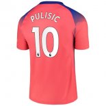 Maglia Chelsea NO.10 Pulisic Terza 2020/2021 Arancione