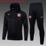 Bambino Felpa Cappuccio Barcellona 2024/2025 Nero
