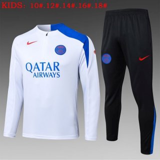 Bambino Felpa Allenamento PSG 2026/2027 Bianco
