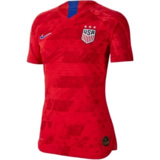 Maglia Stati Uniti Seconda Donna 2019 Rosso Maglia Stati Uniti Seconda Donna 2019 Rosso