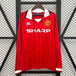 Thailandia Maglia M-U Prima ML Retro 1992-1994 Thailandia Maglia M-U Prima ML Retro 1992-1994
